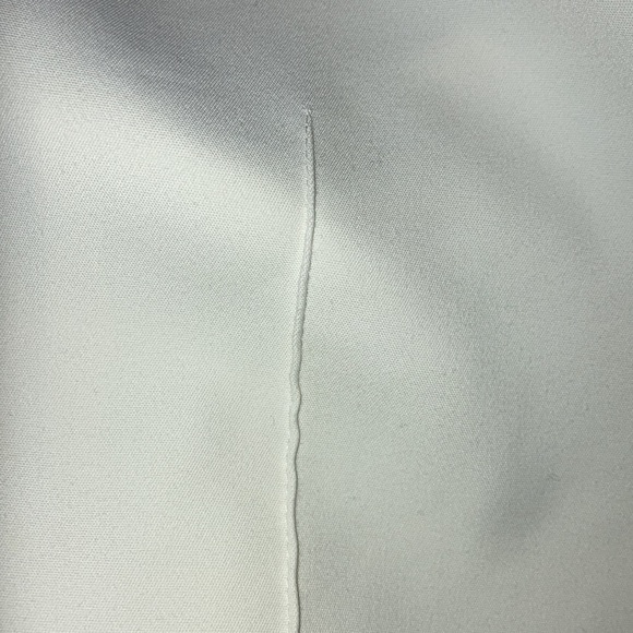 AKRIS, Melissa, Ivory, cotton blend side zip pants. Size, 4 - Picture 8 of 13